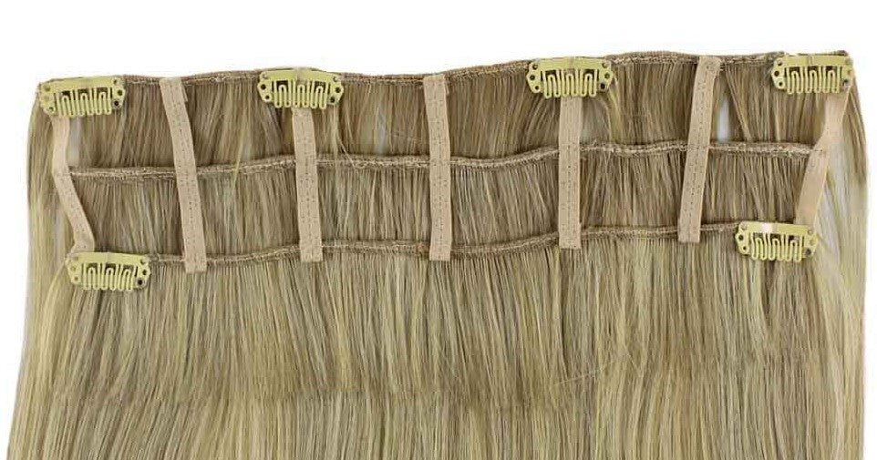 Styless Straight Blonde High Heat Clip-In Synthetic Extension (16 in)