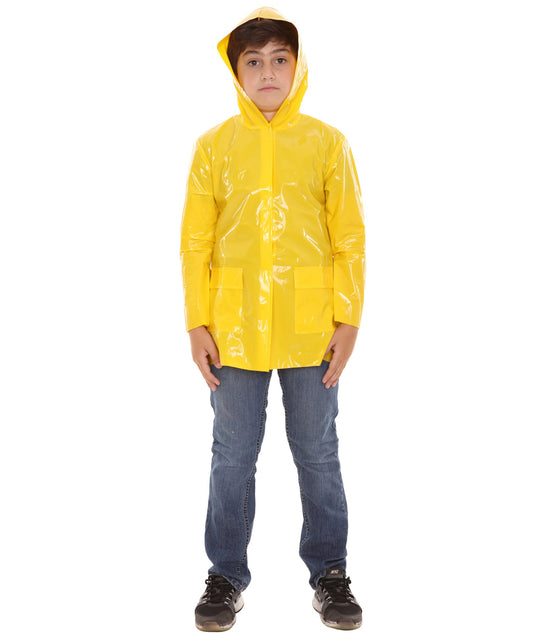 Child Yellow Raincoat Costume